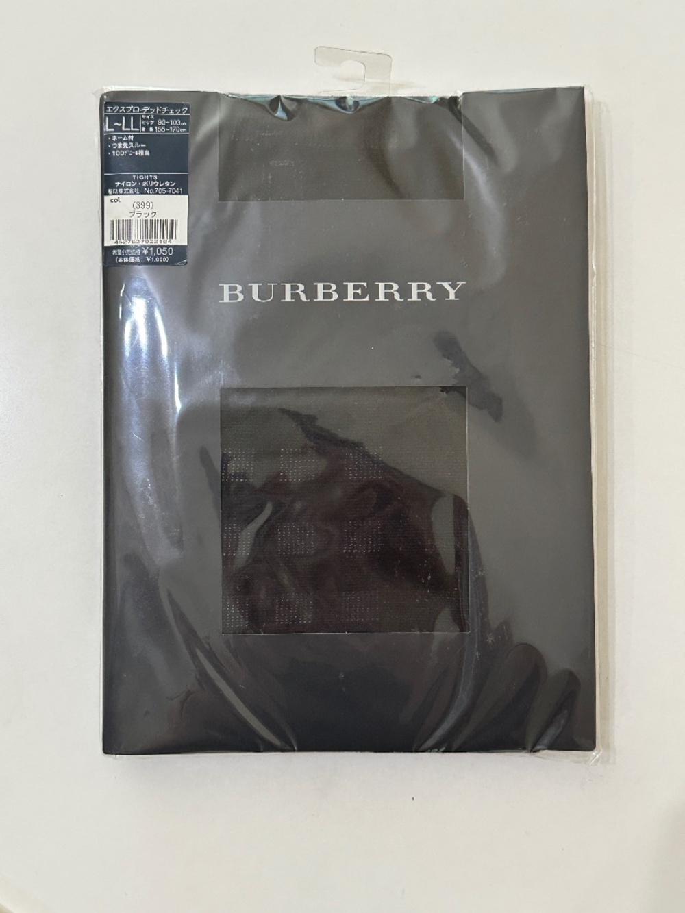 Burberry Plaid Tights Stockings Size L-LL